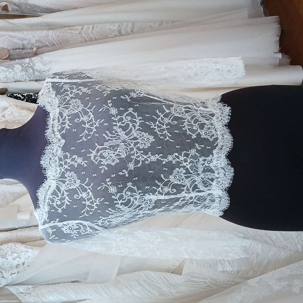 Wedding dress lace jacket